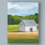 « rural landscape ii », reproduction de peinture à l’acrylique sur toile tendue-33521359