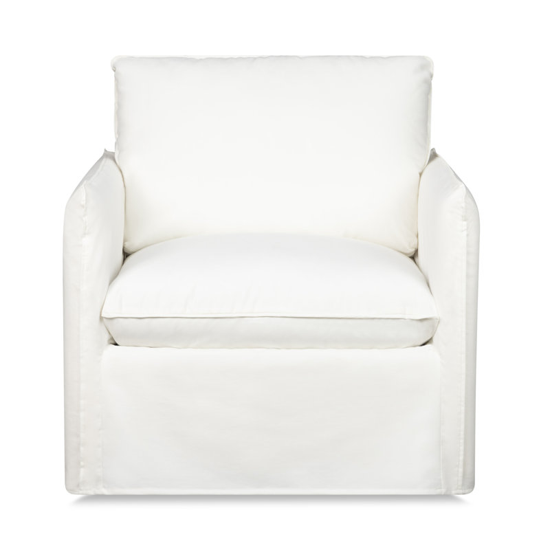 Fauteuil Bellatrix, Toile blanc cassé Bayou