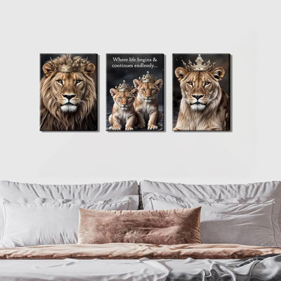 3 Piece Wrapped Canvas Print