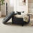 Upholstered Button Tufted Round Storage Ottoman With Reversible Lid-647608508
