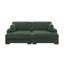 Causeuse à grande assise avec revêtement en velours côtelé durable et assemblage facile, pour plus de confort et de style.-2053208762