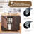 Arnola 39.7" W Kitchen Island Cart-983066950