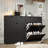 12 Pair Shoe Storage Cabinet With 2 Drawers-181578420