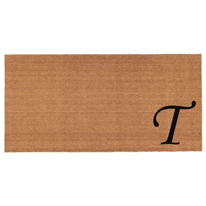 Zebrowski Non-Slip Doormat, T, Rectangle 3' x 6'
