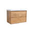 Meuble-lavabo mural simple 36 "avec dessus et lavabos Babajide