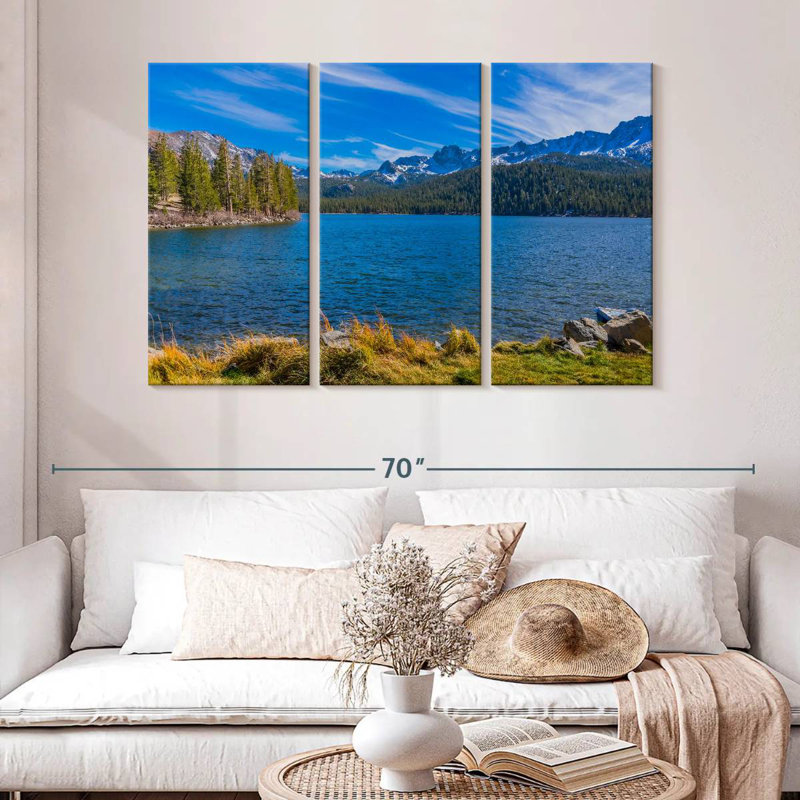 Peaceful Lake George, H 32 po x l 50 po