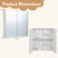W H Medicine Cabinet Mirror-129676214