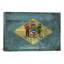 « delaware flag, grunge rétro map », impression sur toile-1410745690