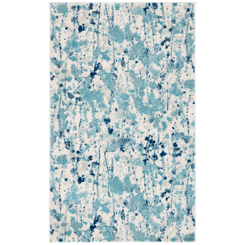 Faustina Performance Abstract Rug, Rectangle 3' x 5'