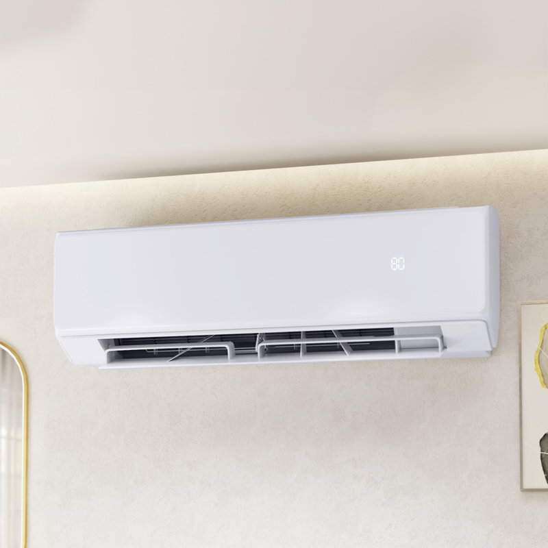 Mini climatiseur à deux zones sans conduit 18 000 BTU et système de pompe à chaleur avec WiFi