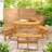 Floden Outdoor 6-Person Dining Sets With 3 Curved Benches, Round Tabletop And Umbrella Hole-2099939850