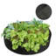 Magnifique sac de plantation rond en feutre non tissé noir-57502299