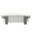 Banc polyvalent pour n'importe quelle pièce - Spacieux, blanc avec gris, capacité de 28 lb, supporte 250 lb, chambre à coucher et gris, jusqu'à un dos nu