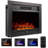 Giesen Symple Stuff 28.5 " W Black Electric Fireplace with BTU 1500