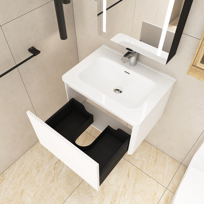 Meuble-lavabo simple avec plateau Tywania 24,01