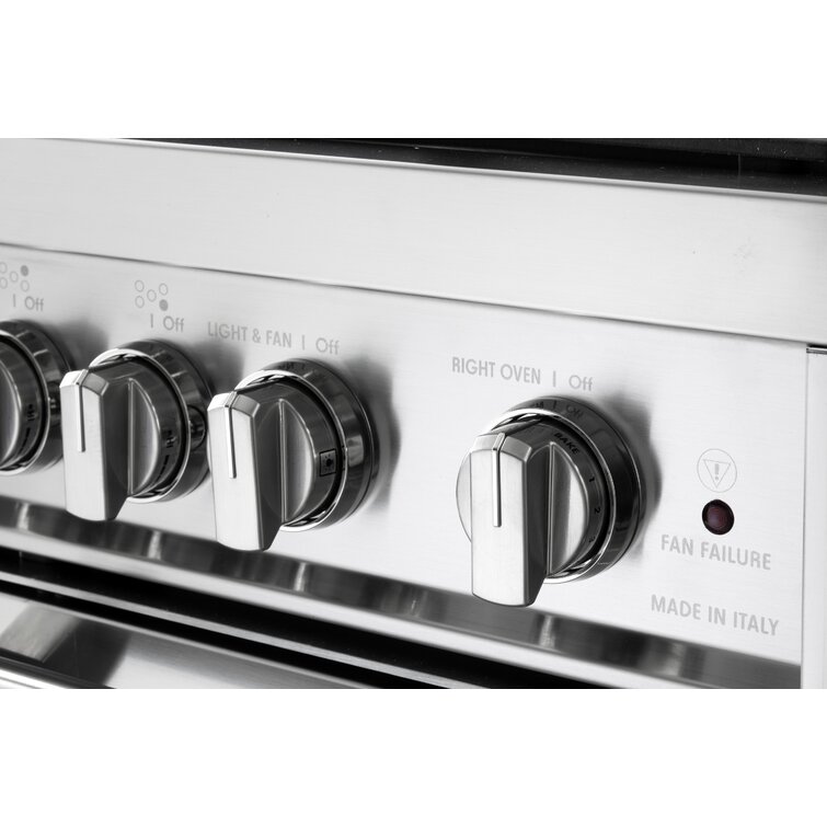 Verona® Prestige 36 White Double Oven Freestanding Electric Range