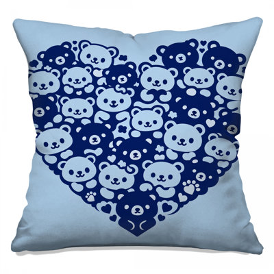Coussins décoratifs en forme de cœur