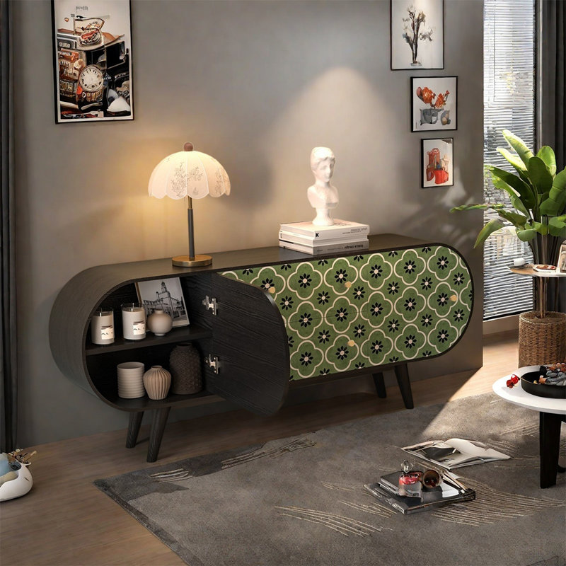 Buffet robuste en noyer