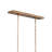 Daze 6 - Light Antique Brass Kitchen Island Pendant