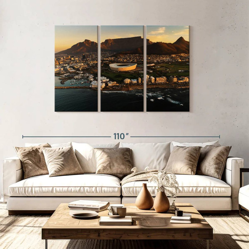 Rorry Cape Town Cityscape, 48" H x 74" W