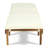 Wood Chaise Lounge W/ Cushion