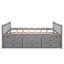 Lit de jour double avec lit gigogne simple et tiroirs-1273666802