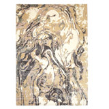 Marbleized Handmade Cotton and Wool Abstract Area Rug