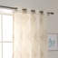Paire de rideaux semi-transparents avec œillets Bagley-238942804