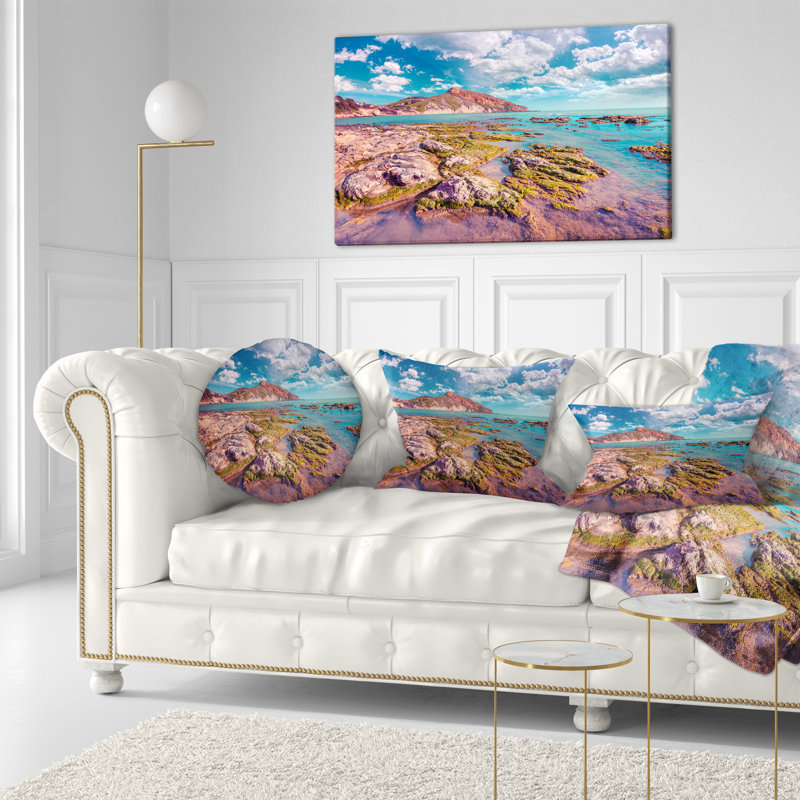 Coussin lombaire de mer shore sur le coussin giallonardo beach