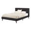 Grand lit tapissier Milton