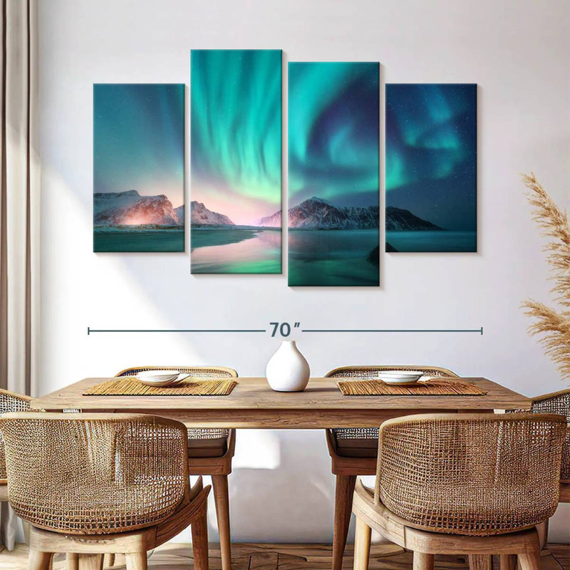 Alvord Meandering Northern Lights, 42" H x 68" W