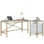 Bureau en L, finition
