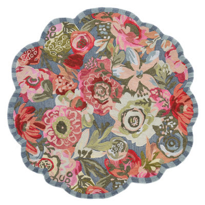 Sea Garden Floral Rug