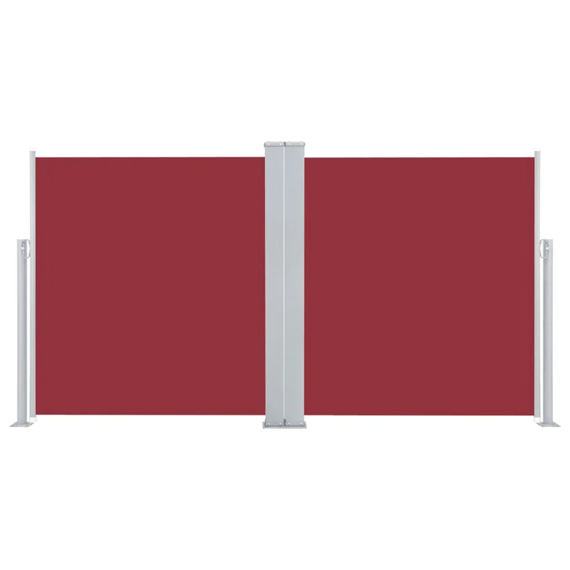 Dakota Fields 6cm W x 0cm D Fabric Red Cover Motorised Retractable Side Awning