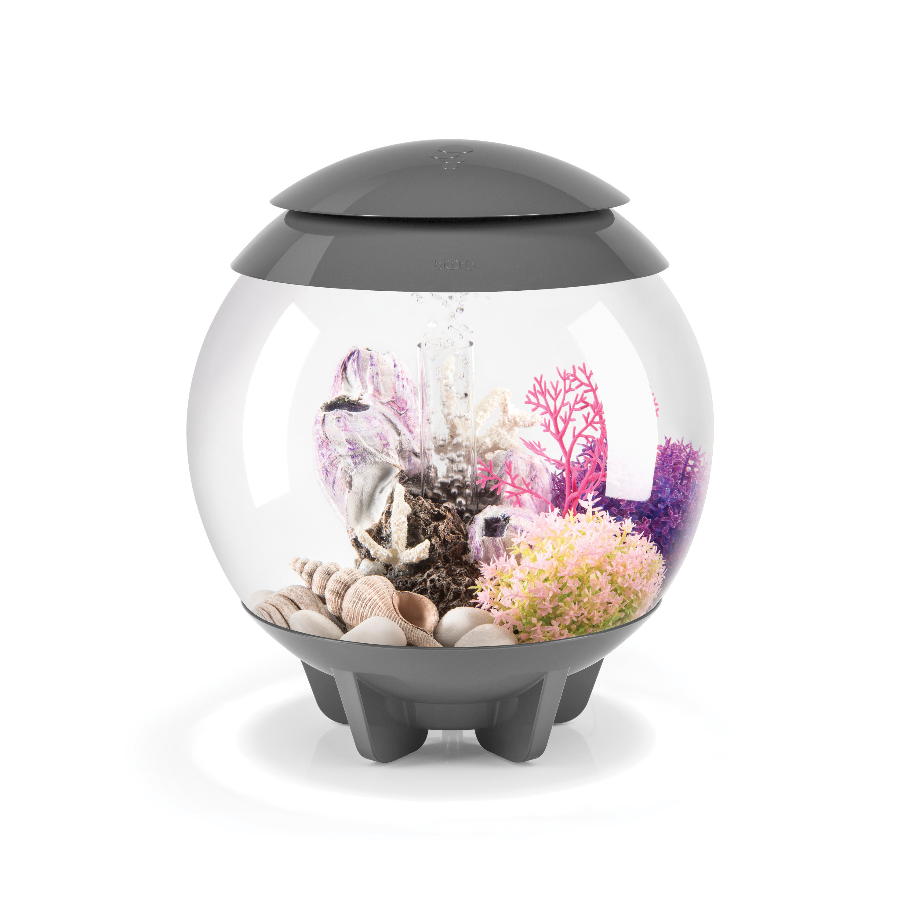 biOrb HALO 15 4 Gallon Round Aquarium Tank with MCR Light