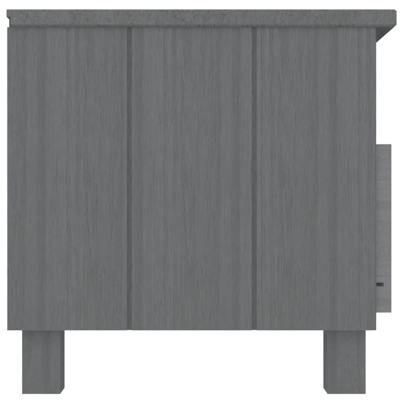 Haether TV Stand, Dark Grey