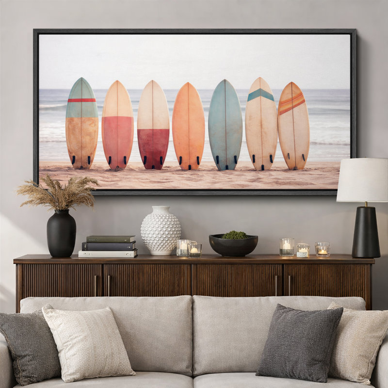 Impression sur toile encadrée minimaliste, 30" H x 60" W x 1.5" D, Black