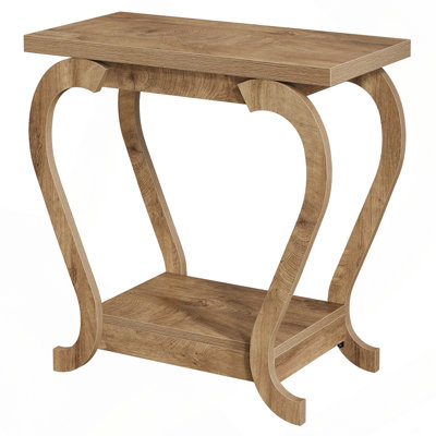 Modern Accent Side Table,2-Tier Coffee Table,End Table