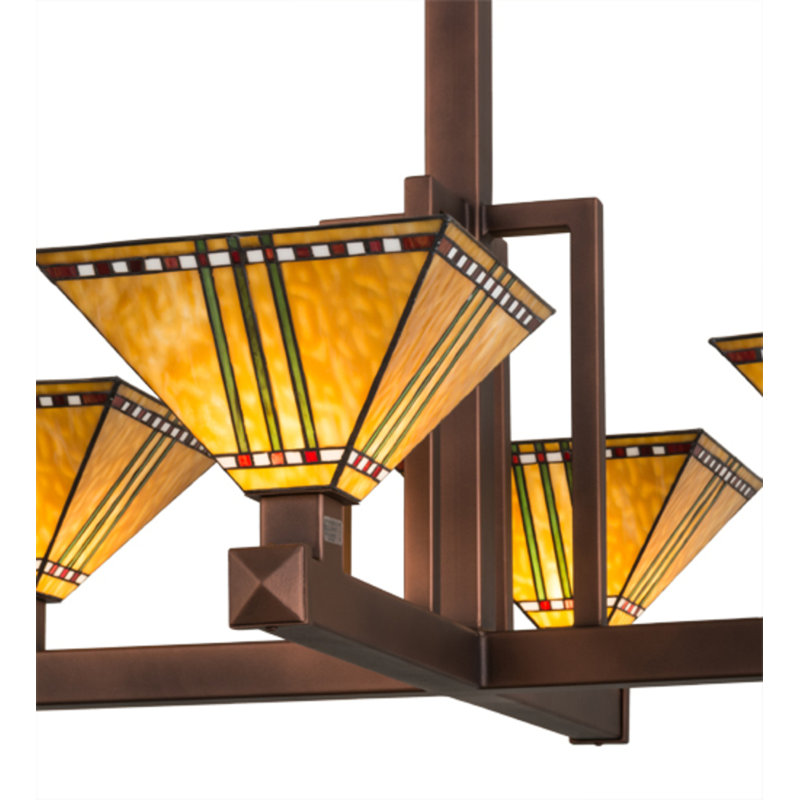Lustre géométrique à 4 lumières Tiran