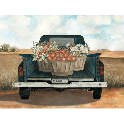 «Apple cueillette à l'automne sur toile» par Cindy Jacobs, reproduction