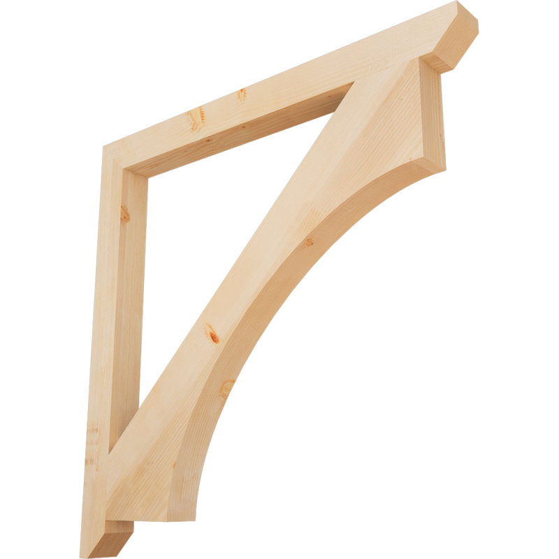 Support latté 3 1/2 po x P 48 po x H 48 po Westlake, Sapin de Douglas, H 48 po x l 3,5 po x P 48 po