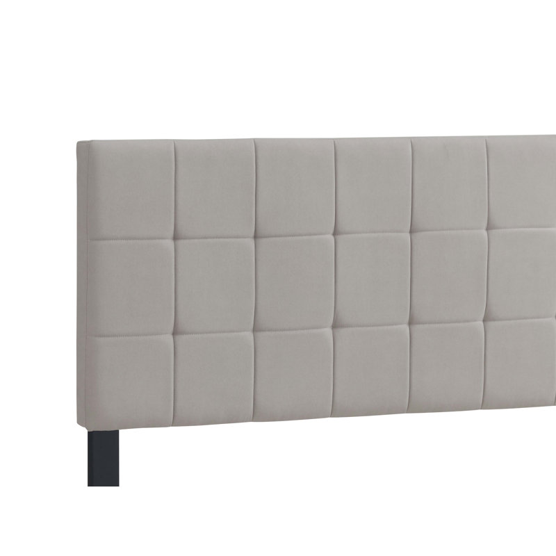 Auerbach Upholstered Queen Panel Bed Beige, Queen, Beige