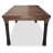 Crossings 42.25 " Acacia Rectangular Solid Wood Top with Steel Base Dining Table