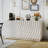 59" Sideboard with Spiral Grain Accent, 4-Door Modern Buffet Cabinet for Kitchen or Living Room Storage, White-855757613