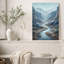 «Winding River Through Misty Canyon», art mural-134029944