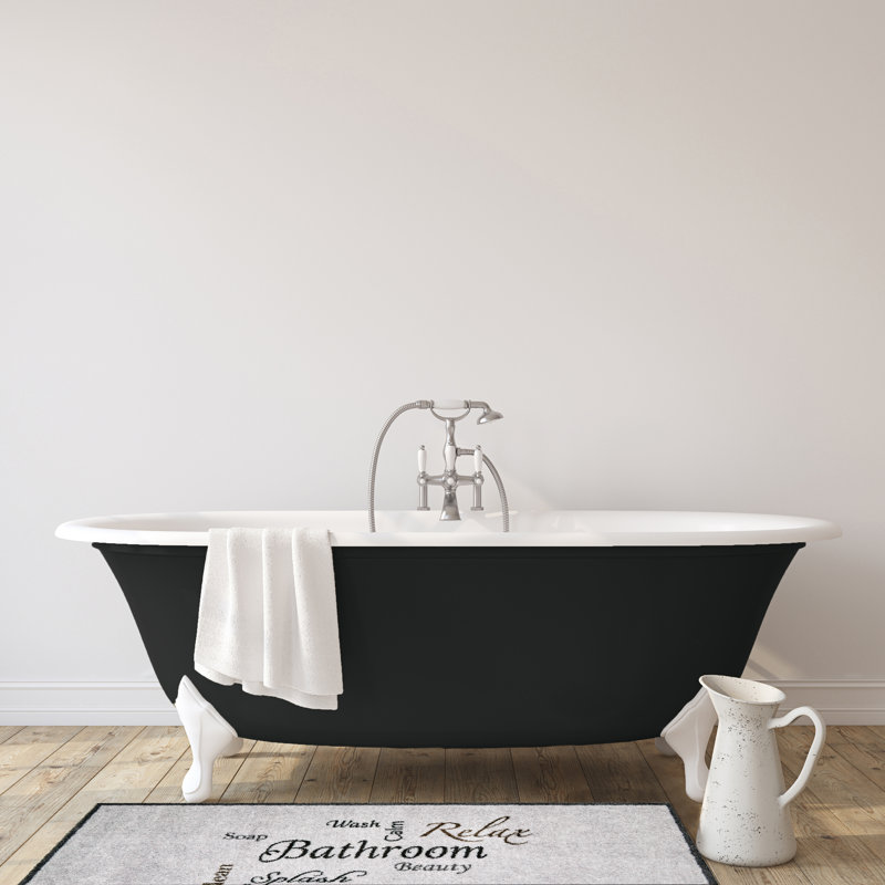 Aretzy Non-Slip Bath Rug, 50cm W x 120cm L