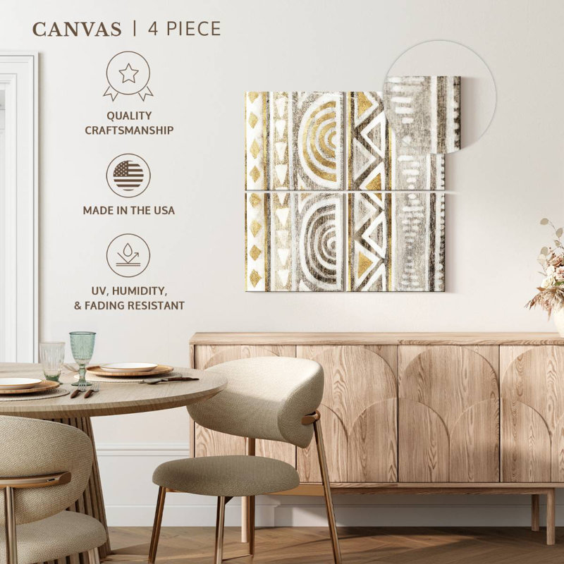 Ancient Treasure I, 57" H x 57" W