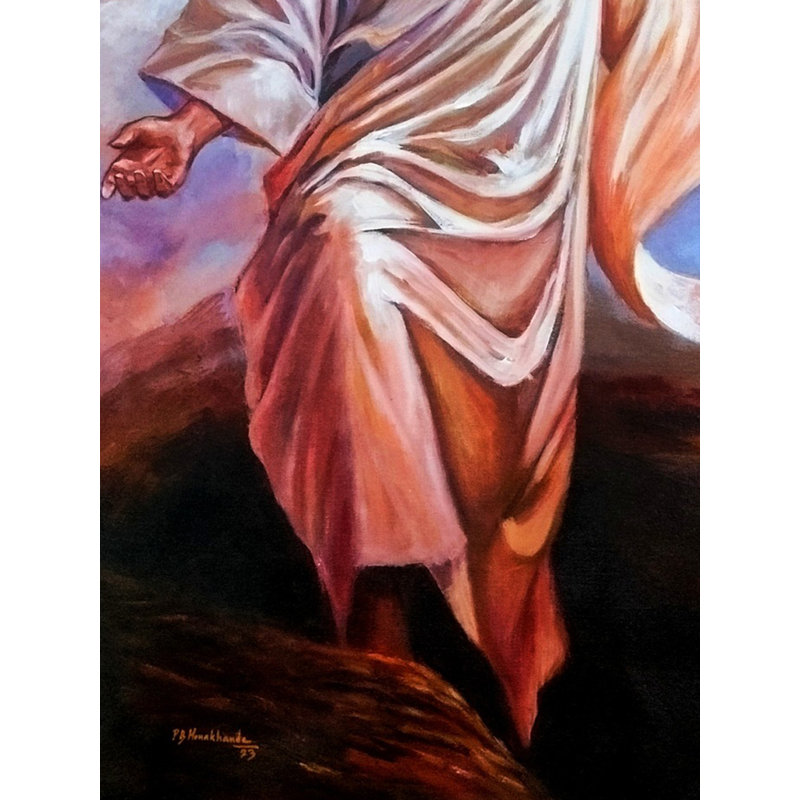 Lord Jesus Christ | Acrylique sur toile Canavs | Par Prashant Honakhande