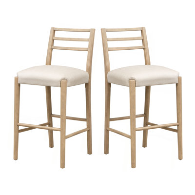 TABOURET DE BAR AVEC ÉCHELLE À ÉCHELLE (ENSEMBLE DE 2)