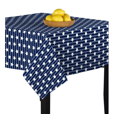 Slavens Star Stripes Tablecloth